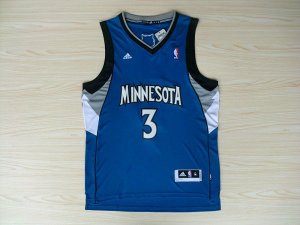 Maillot De Basket Minnesota Timberwolves Brandon Roy 3 Tissus Sportif Fans Edition Bleu